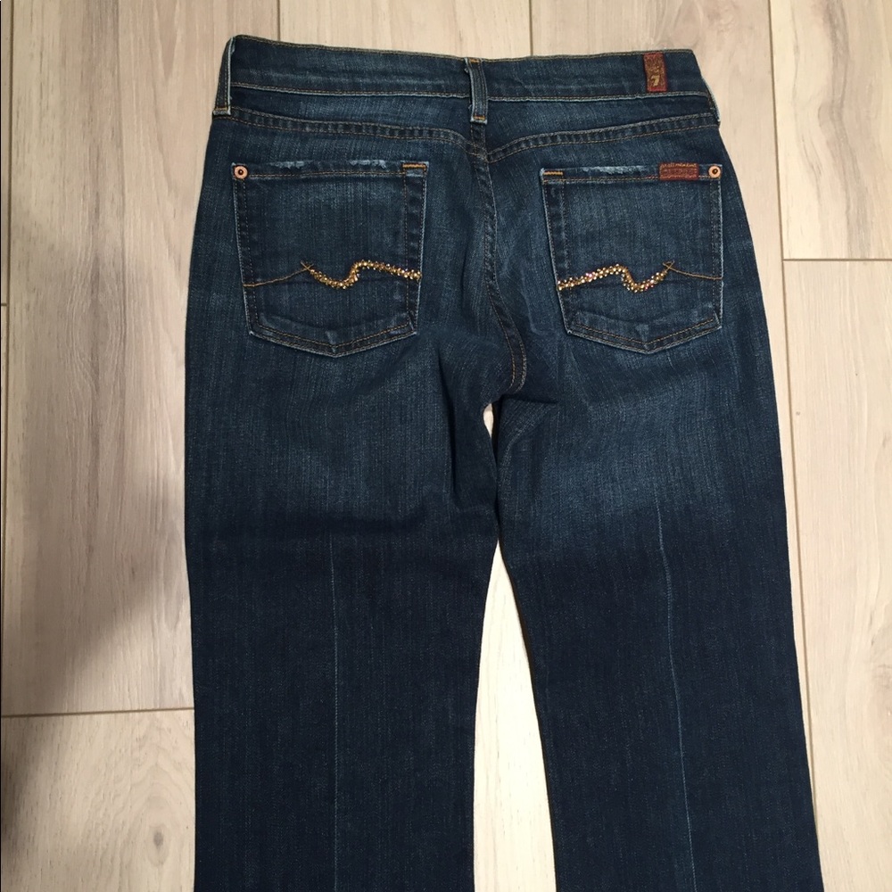 Seven for All Man Kind sparkle pocket HOT denim 28